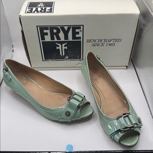 Frye Peep-toe Heels Cameron Peep Seafoam